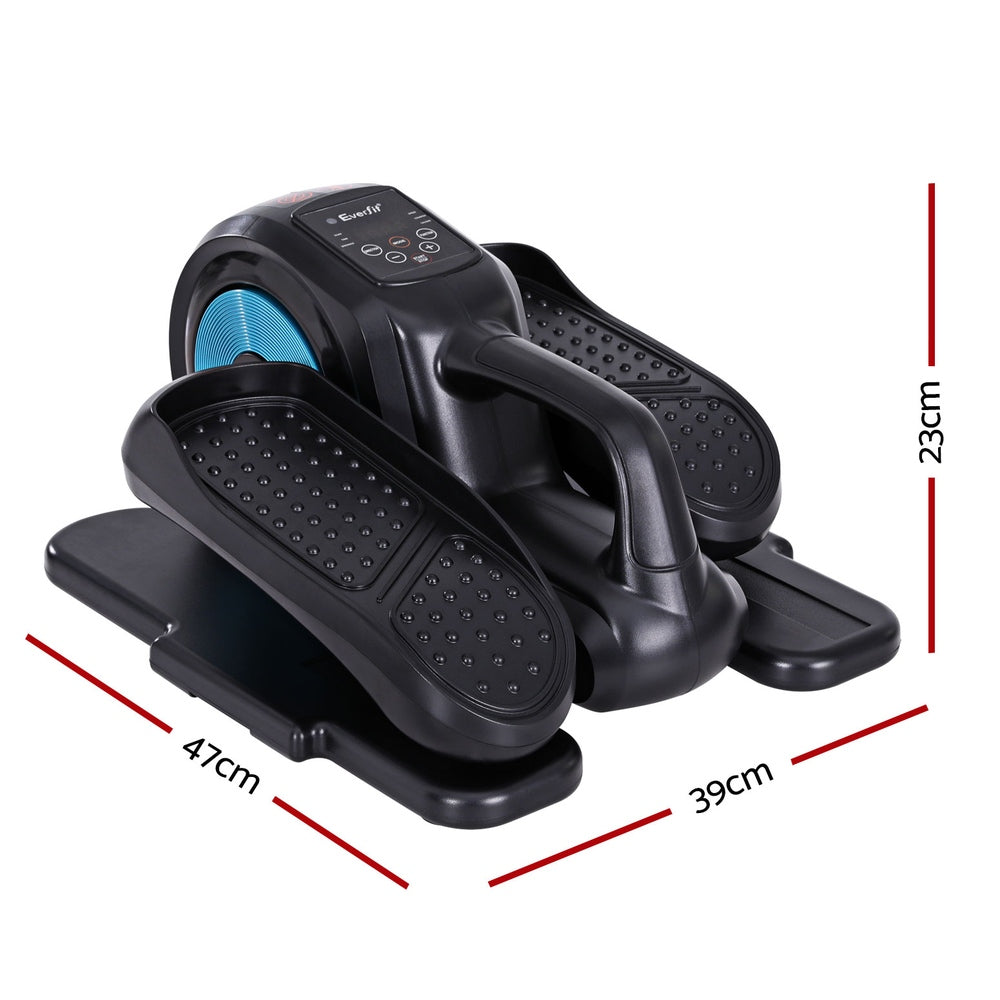 NNEDSZ Pedal Exerciser Mini Exercise Bike Elliptical Cross Trainer 50W Blue-1