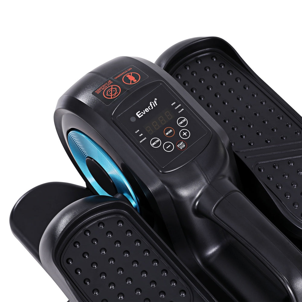 NNEDSZ Pedal Exerciser Mini Exercise Bike Elliptical Cross Trainer 50W Blue-3